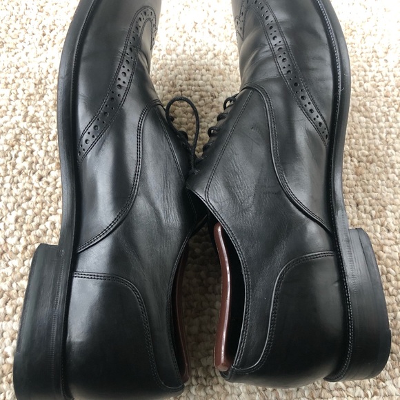 Cole Haan Air Pitney Wingtip Leather Oxfords Black Men’s Size 11M #C09149 - Picture 7 of 12